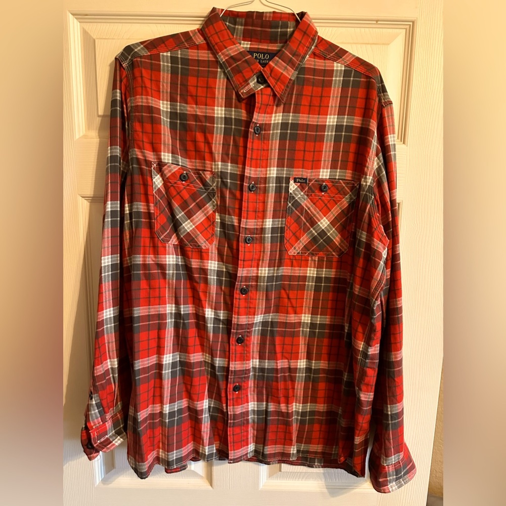 Polo by Ralph Lauren Long sleeve XL Plaid Shirt
